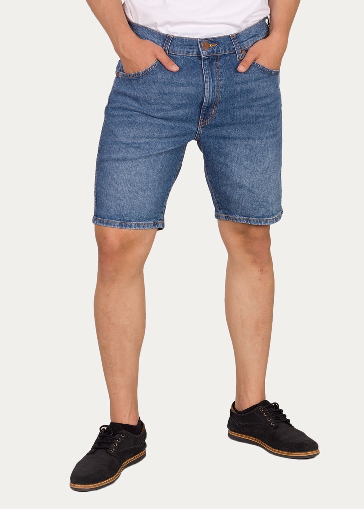 Wrangler 5 Pocket Short - Worn Blue