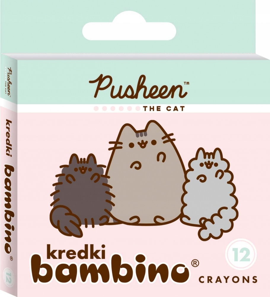 KREDKI OŁÓWKOWE PUSHEEN BAMBINO 10 SZT.