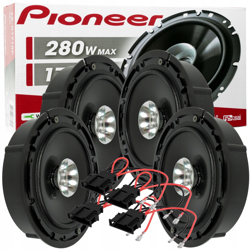 Купить ДИНАМИКИ PIONEER 4 шт. PASSAT B5 GOLF 4 5 ПЕРЕДНИЕ ЗАДНИЕ: отзывы, фото, характеристики в интерне-магазине Aredi.ru