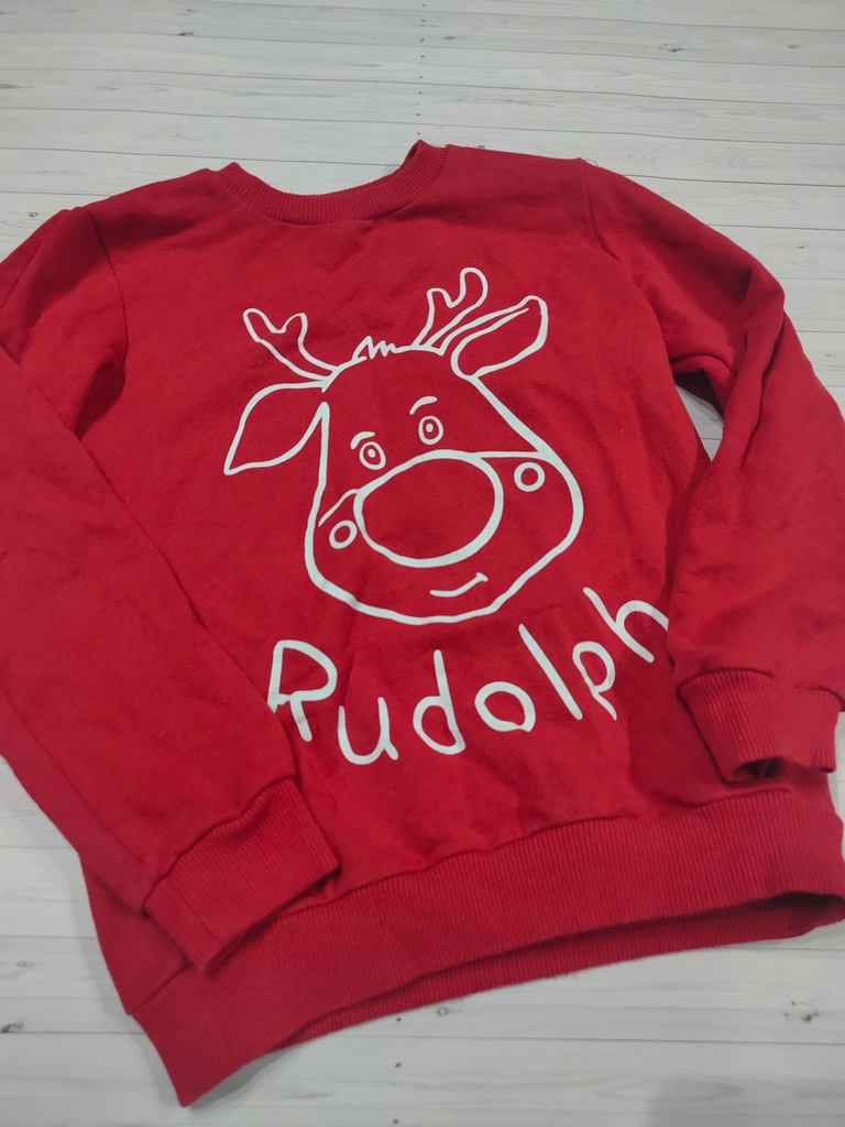 Bluza świąteczna dla chłopca bawełna r. 134