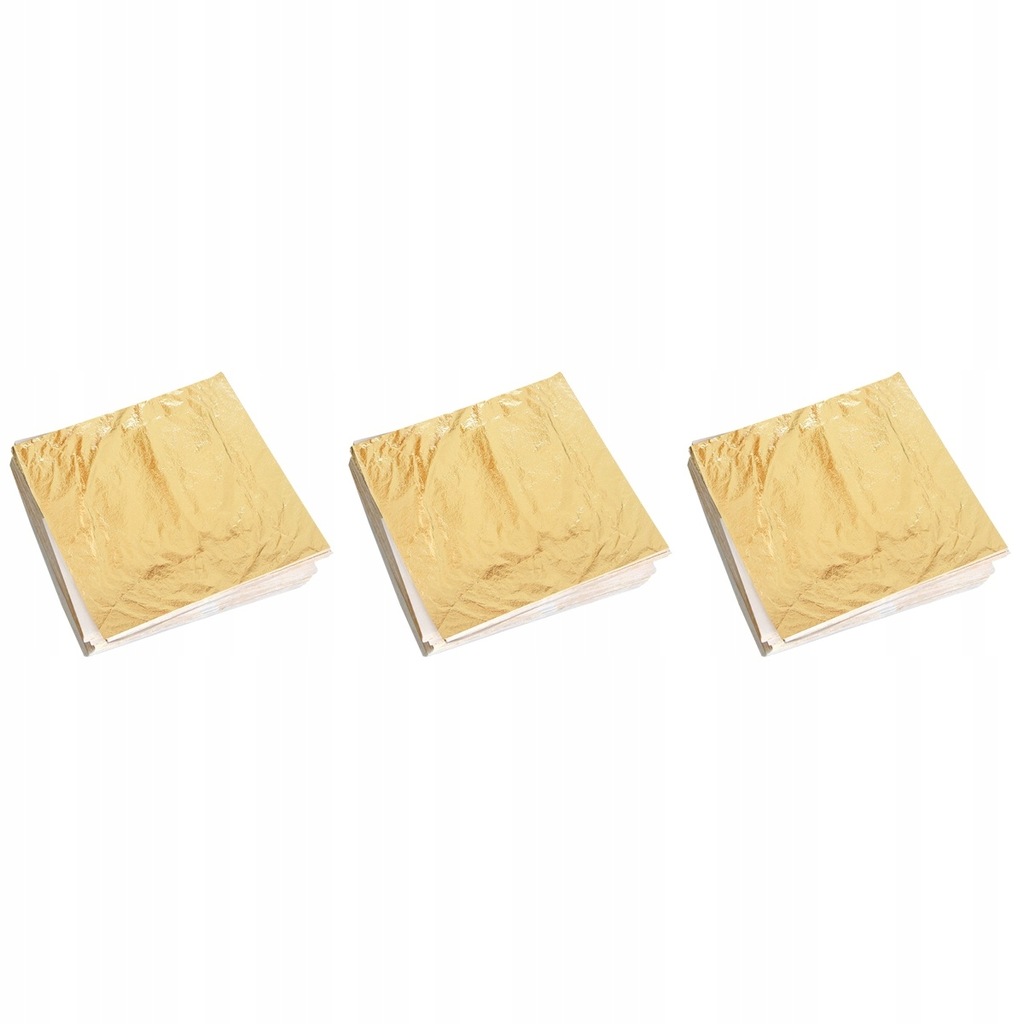 HEALSOPTHY Goldfolien Set 300 Blatt - DIY Bastelfolie In Gold, Roségold & Silber