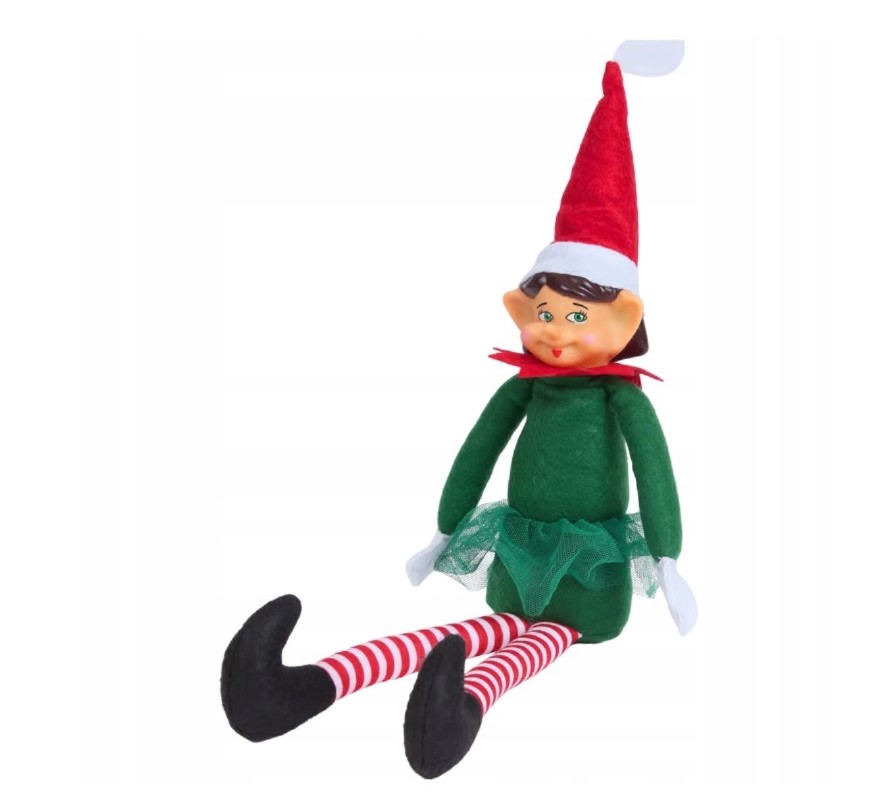 ELF ON THE SHELF PSOTNIK DZIEWCZYNKA FIGURKA ELFA ŚWIĄTECZNY ADWENTOWY