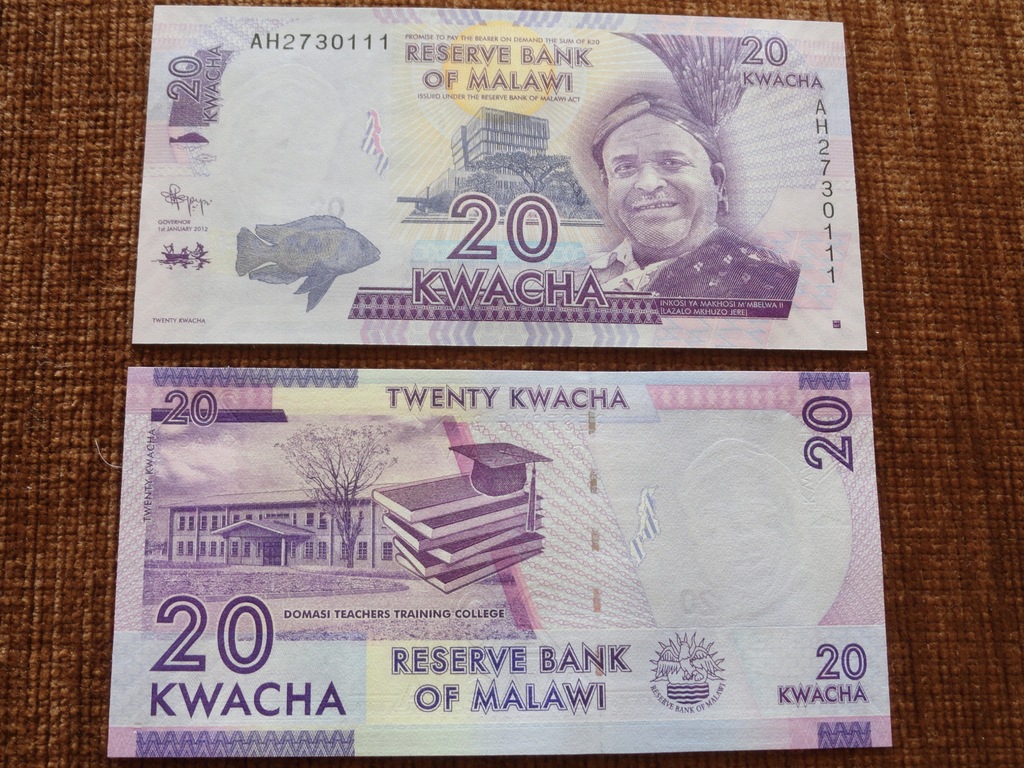 176.MALAWI 20 KWACHA UNC