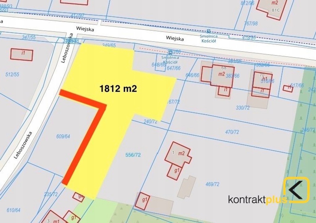 Działka, Smolnica, Sośnicowice (gm.), 1832 m²