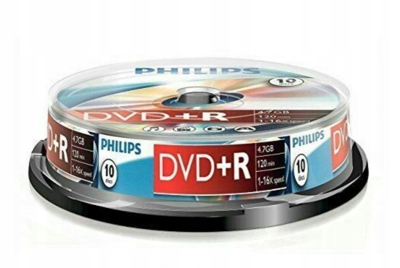 Płyta DVD Philips DVD+R 4,7 GB 10 szt. 11799093692 oficjalne