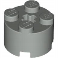 LEGO 3941 Brick 2x2 with Light Gray OLD