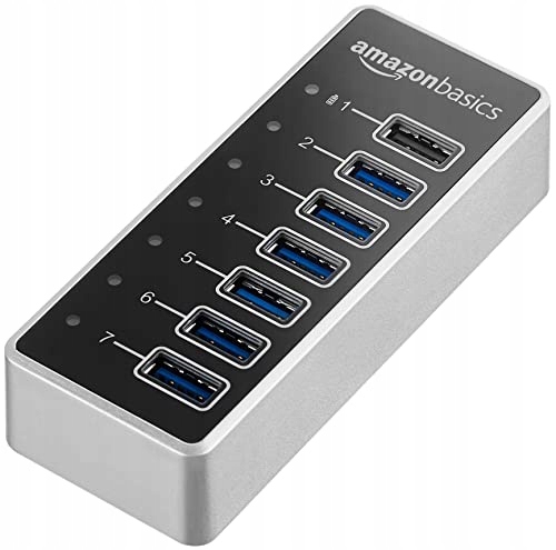 HUB USB TYPU C AMAZONBASICS 7 PORTÓW USB TYPU A