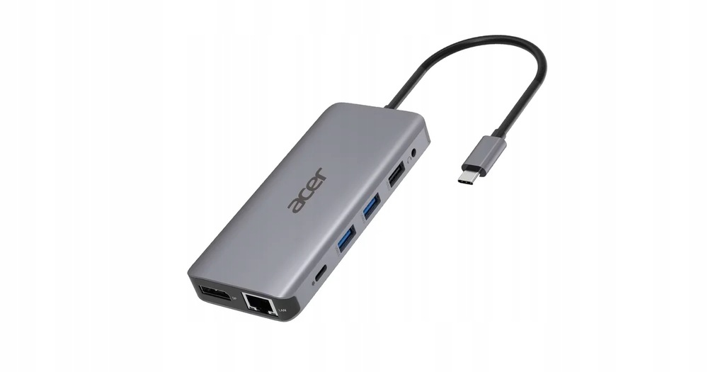 Acer 12-in-1 Type-C Dongle Przewodowa USB 3.2 Gen 1 (3.1 Gen 1) Type-C...