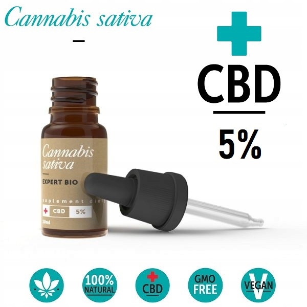 OLEJEK CBD CANNABIS SATIVA EXPERT BIO 5% 10ml