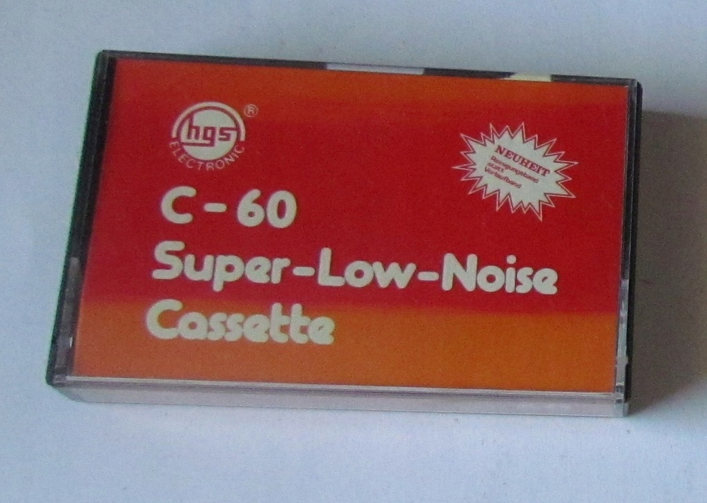 Kaseta magnetofonowa HGS c60 Super low noise
