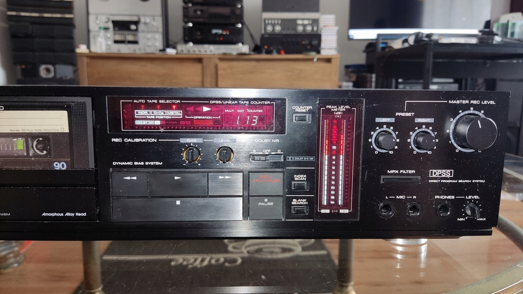 Magnetofon kasetowy KENWOOD KX-880D czarny