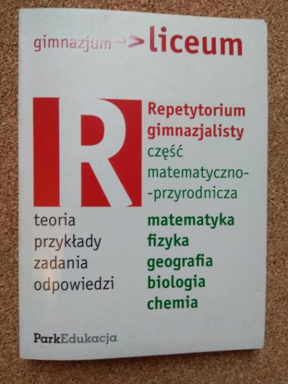 Repetytorium matematyka chemia fizyka biologia