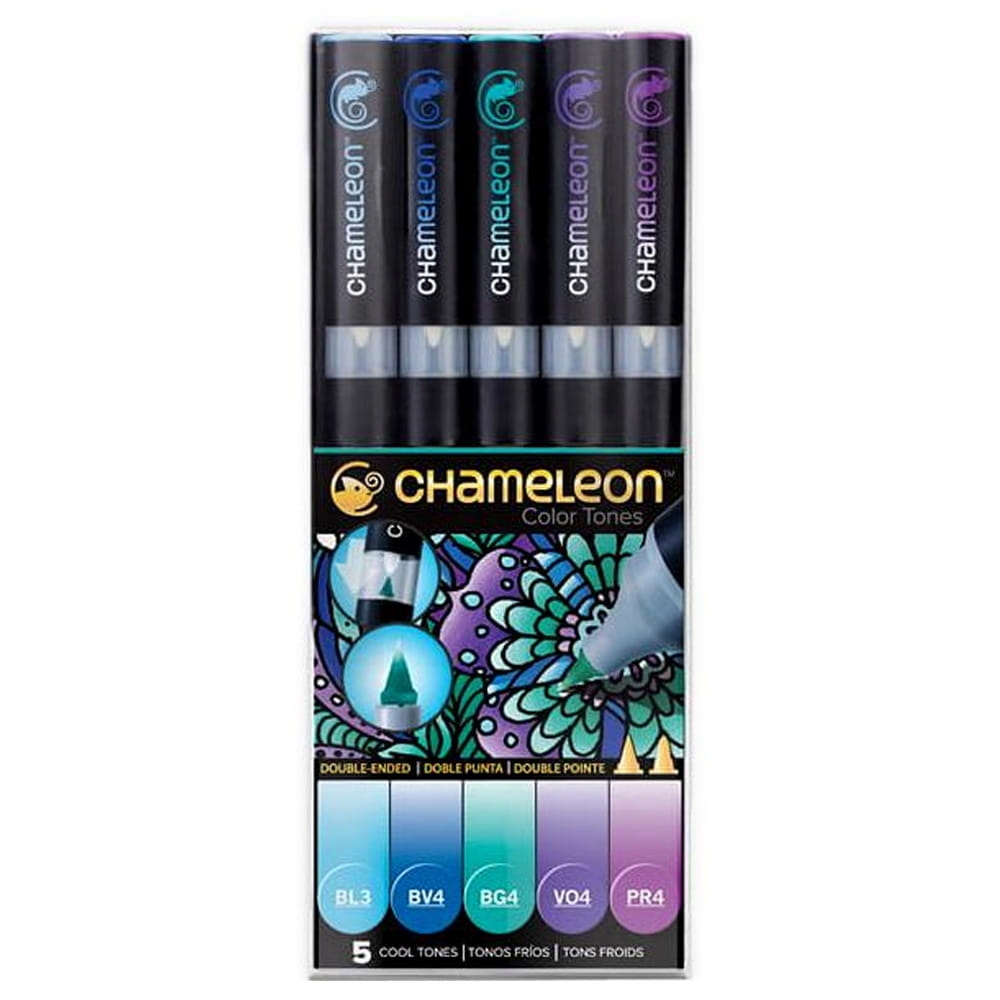 Zestaw markerów Chameleon Cool Tones 5 kolorów