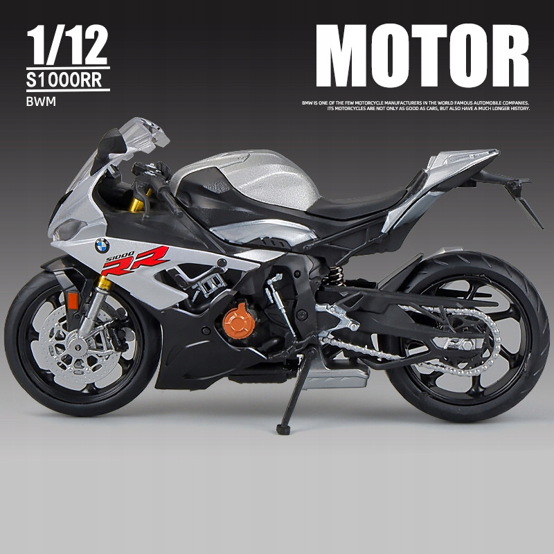 1:12 S1000RR Racing Motorcycle Model Diecast
