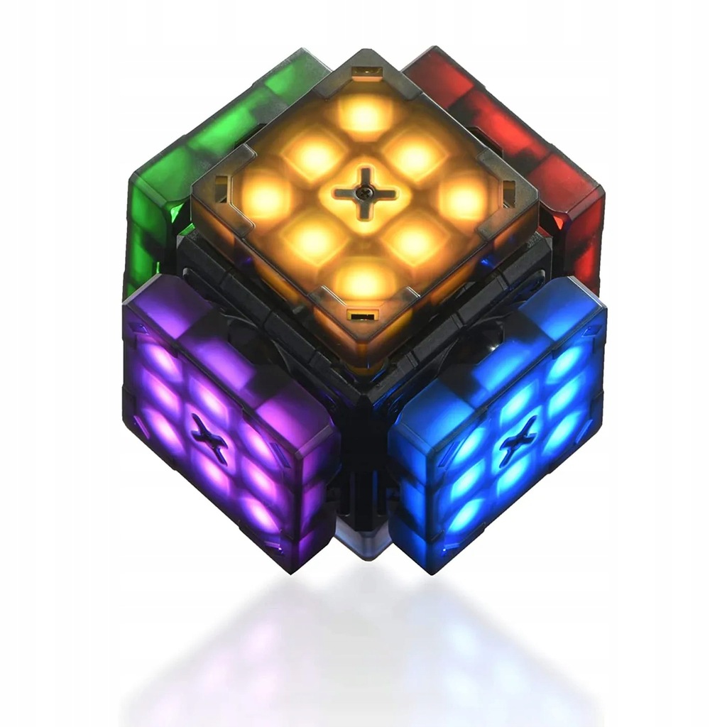 Smart Cube AI Robot Cube Self Scrambling STEM Cube with 10 Puzzle Types |