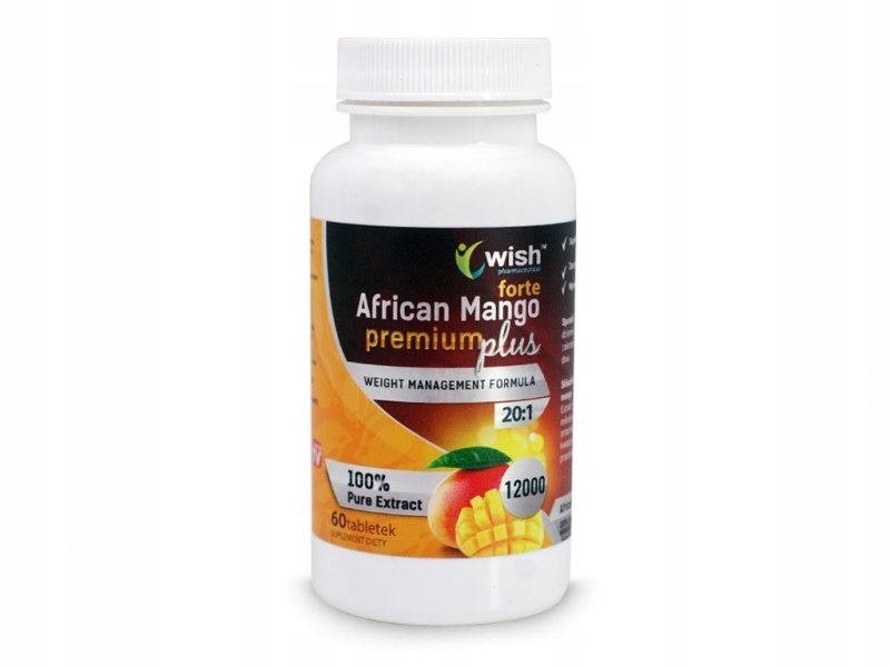African Mango Forta 12000 60 tabletek - WISH