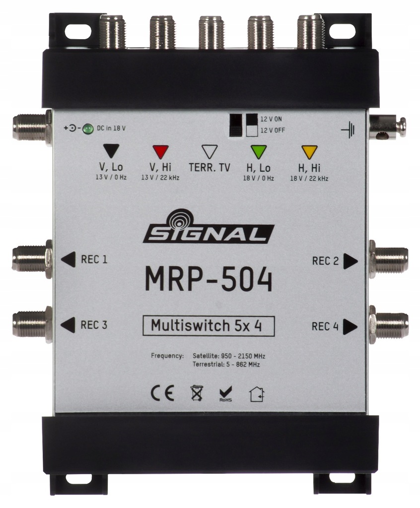 MRP-504 Multiswitch Signal 5/4 z pasywnym torem TV