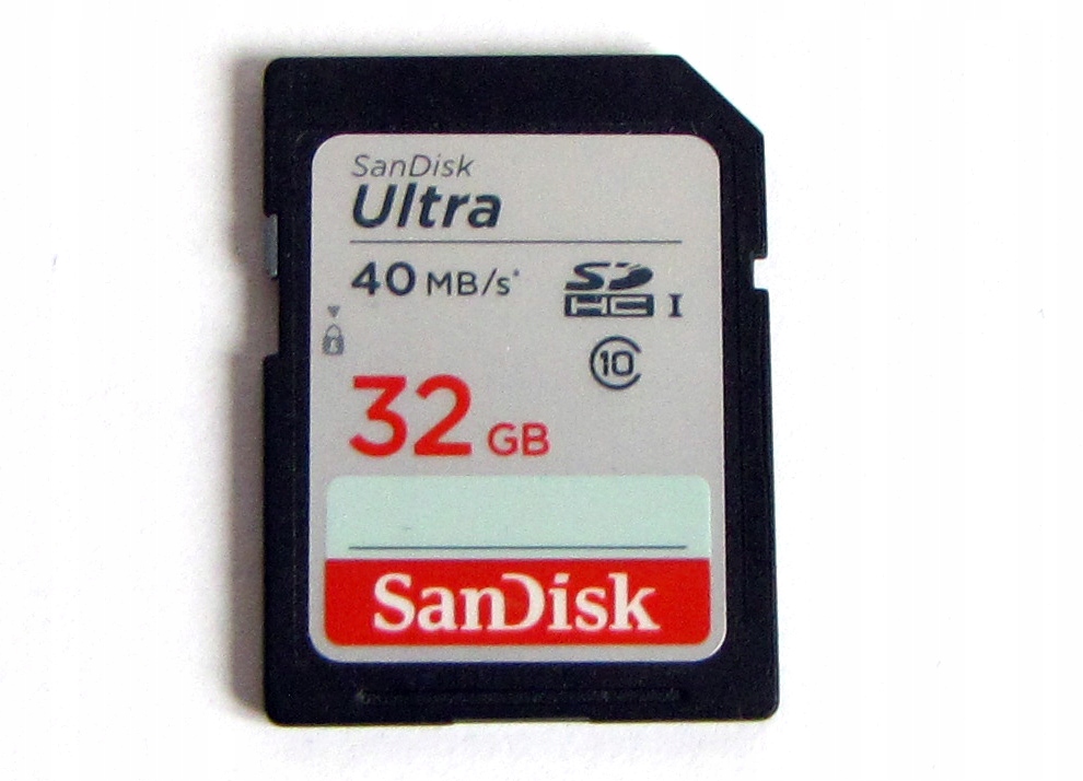 Karta pamięci 32GB SD HC SANDISK ULTRA CLASS 10