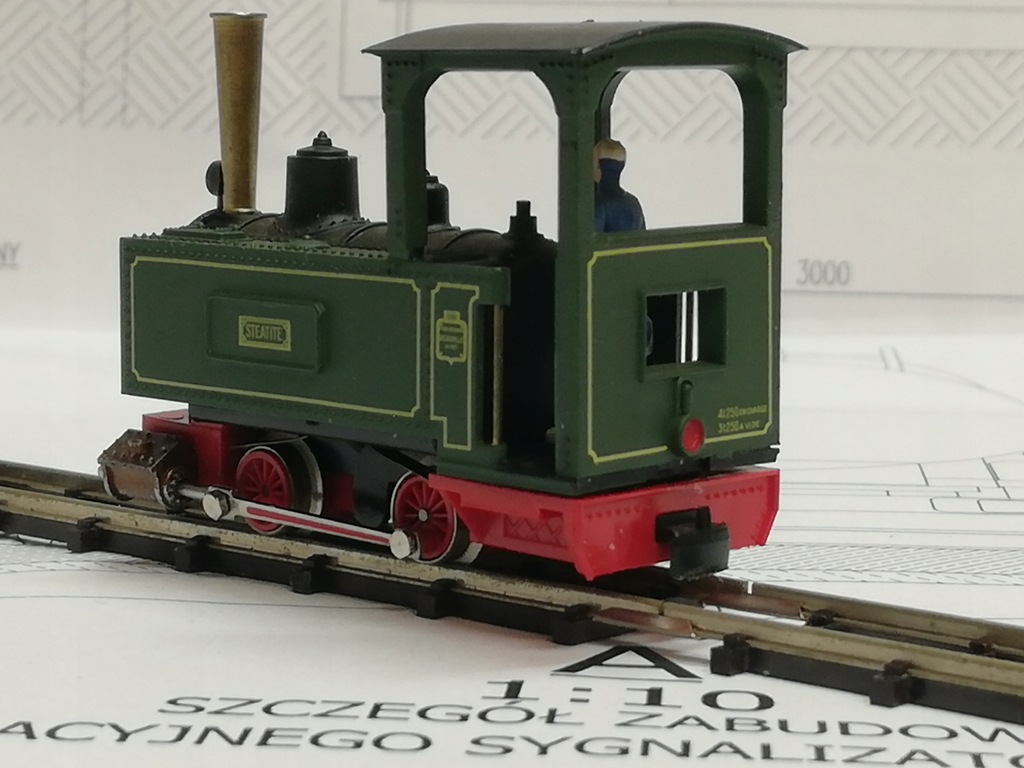 ~*~ H0e..LOKOMOTYWA PAROWA..DWIE OSIE..EGGER-BAHN / JOUEF ~*~