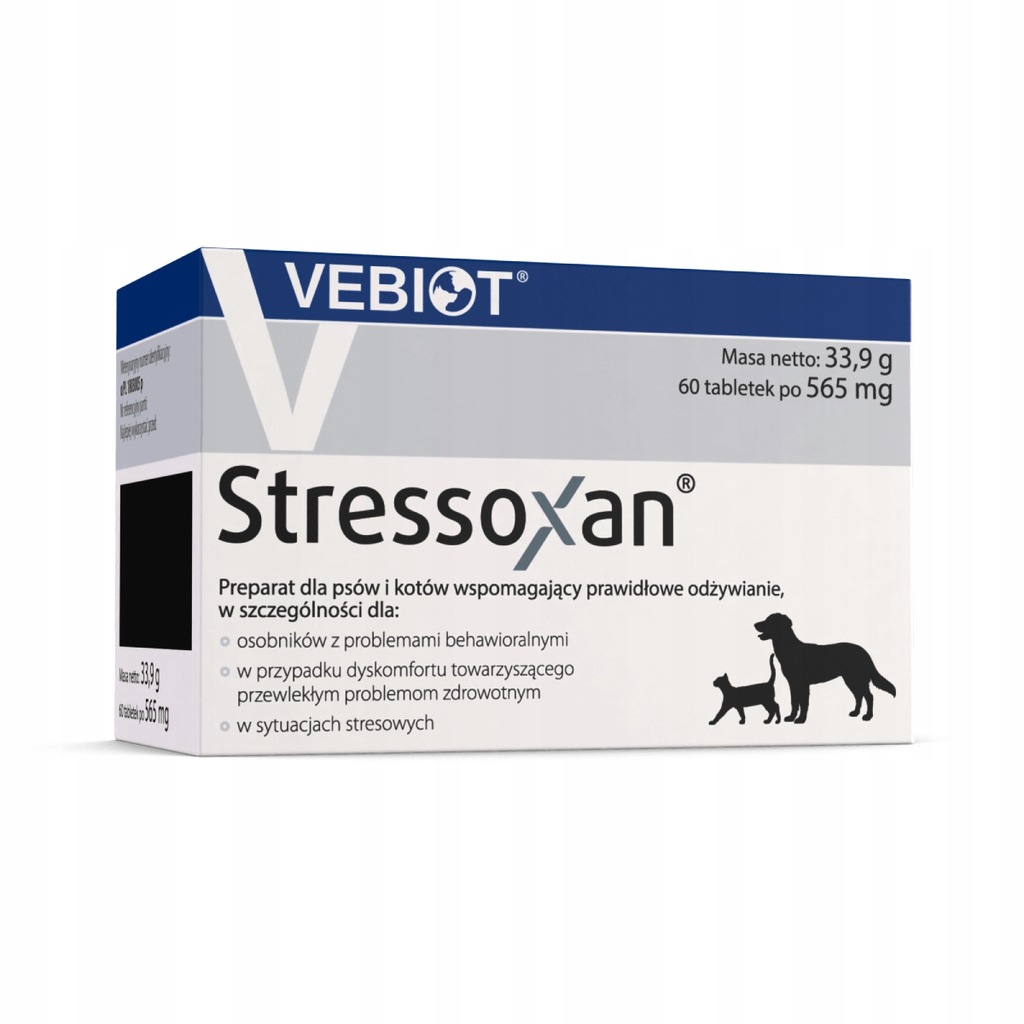 Stressoxan 60 tabletek na stres pies kot vebiot