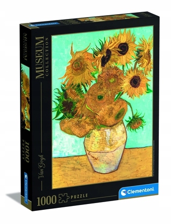 Puzzle 1000 Museum Sunflowers clementoni