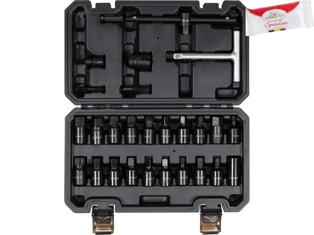 YATO KOMPLET KLUCZY DO KORKÓW OLEJU 26 PCS YT-05998
