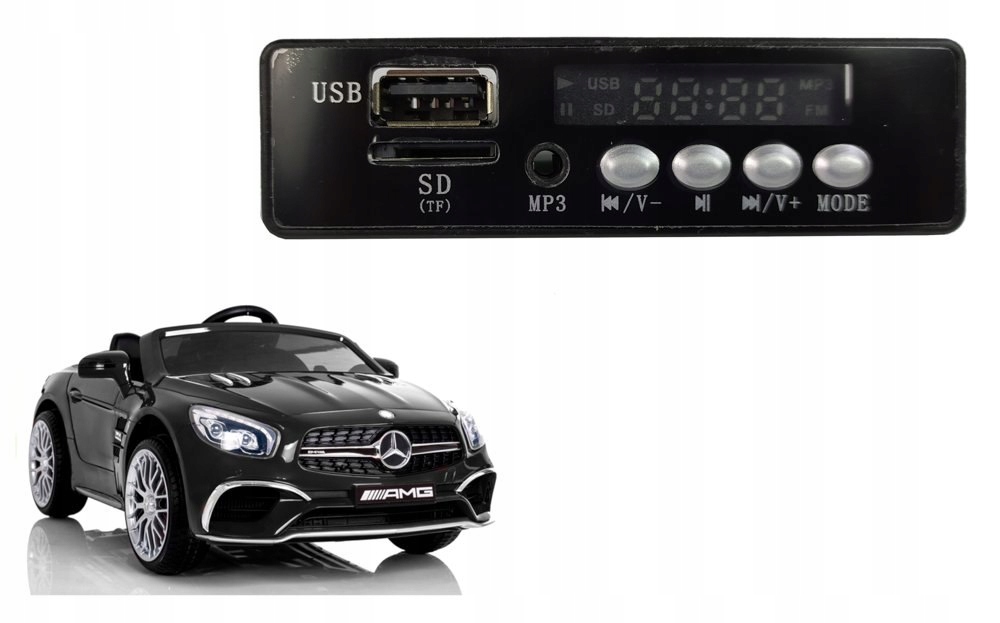 Panel muzyczny do auta Akumulator Mercedes SL65 XM