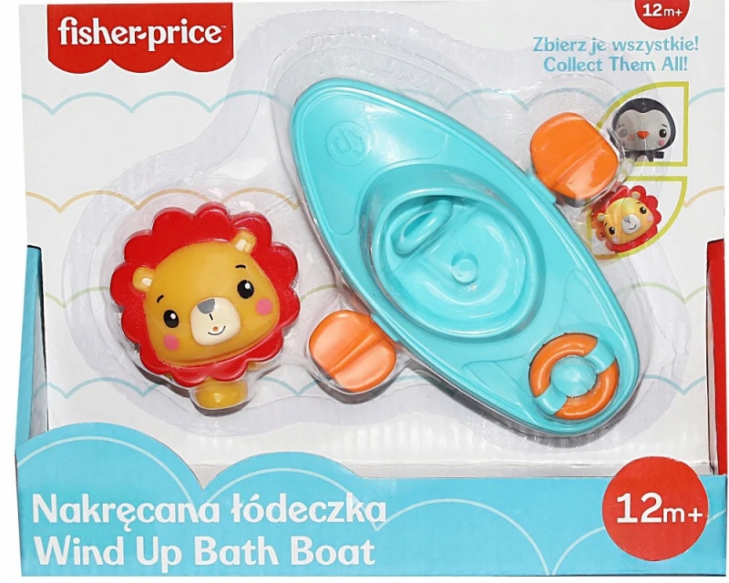 Zabawka do kąpieli Łódeczka Lew Fisher Price PREZENT NA ŚWIPREZENT NA ŚWIĘT