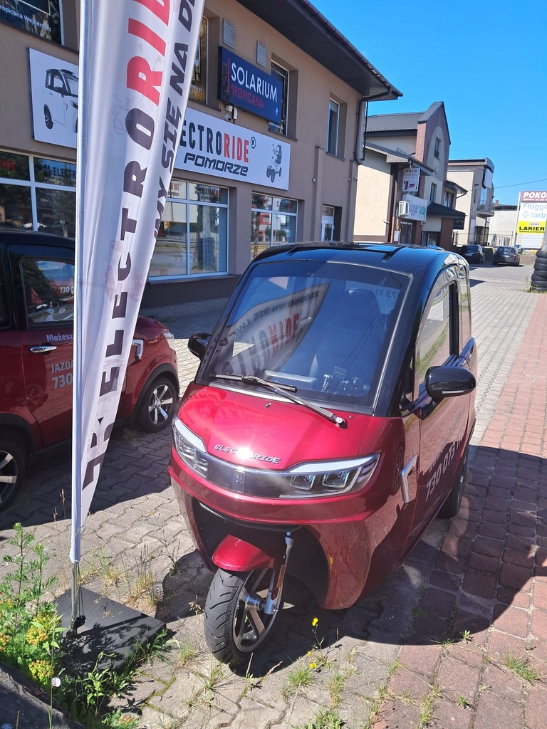Używany ELECTRORIDE FUTURI 3 trójkołowy skuter elektryczny wersja DEMO