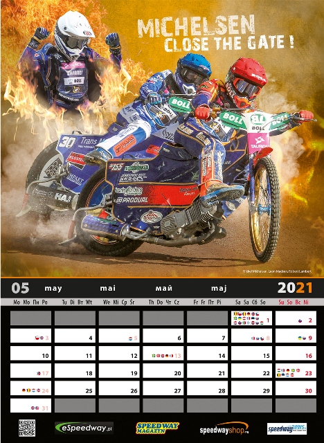 Купить Календарь спидвея 2021, обложка Р. Ламберта, Зюзель: отзывы, фото и харак