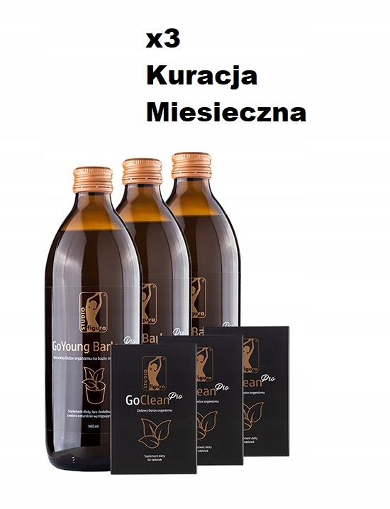 Suplement diety Studio Figura Young Barley jęczmień kuracja miesięczna x3