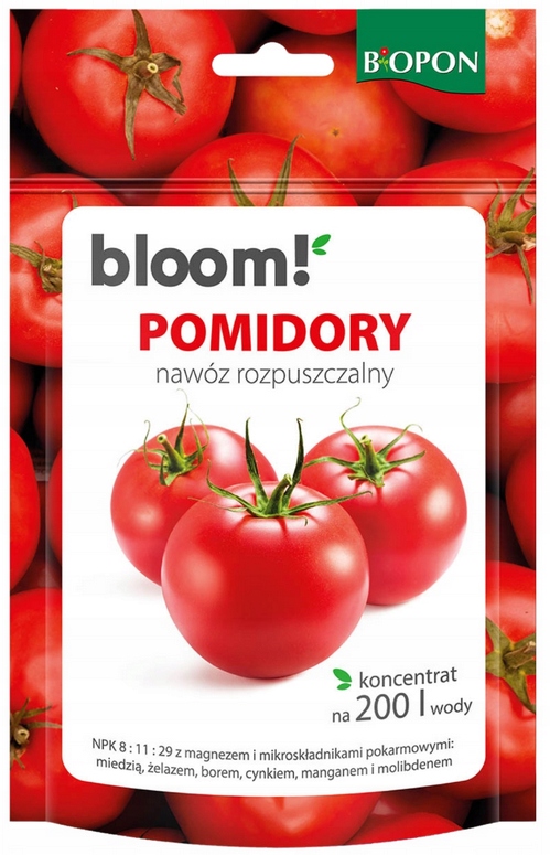 BiOPON BLOOM! Nawóz Rozpuszczalny do Pomidorów 200g!