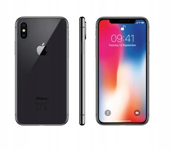 T1987 iPhone X 64GB Space Gray A1901 Apple