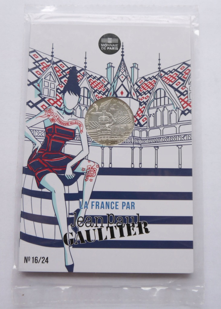 FRANCJA 10 EURO 2017 JEAN PAUL GAULTIER No16