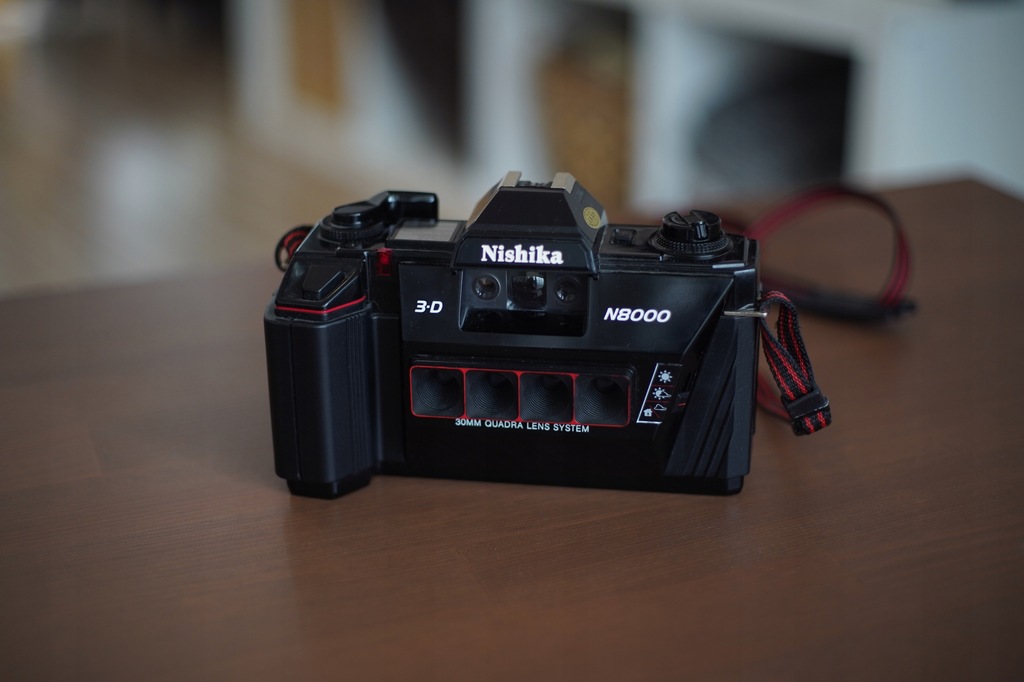 Nishika N8000 3D + Pasek Animowane gify Nimslo