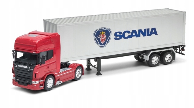 WELLY TIR GIGANT SCANIA + NACZEPA CHŁODNIA 1:32