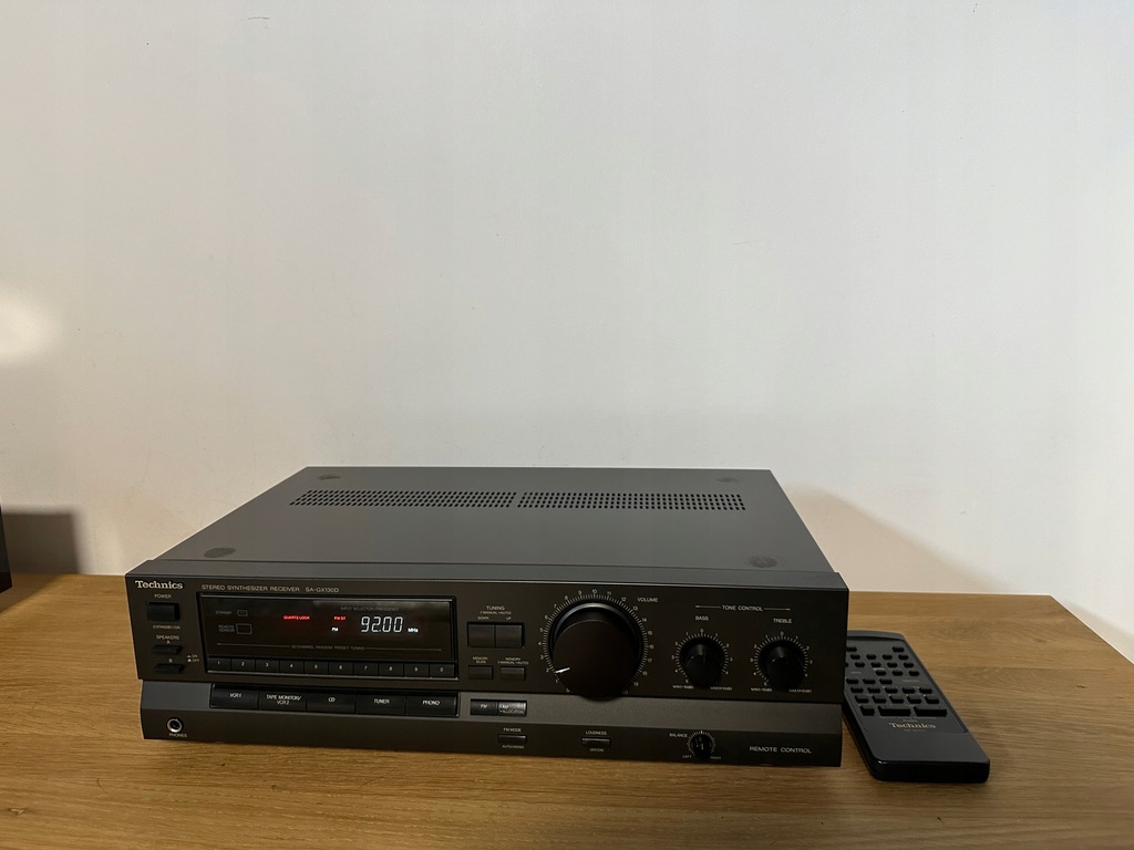 TECHNICS SA-GX130D AMPLITUNER STEREO ORYGINALNY PILOT ŁADNY STAN WARTO !!!