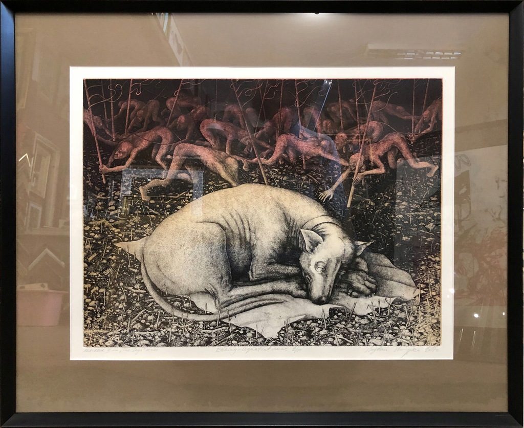 grafika B. Skrzypiec, 90,5x76,5 cm