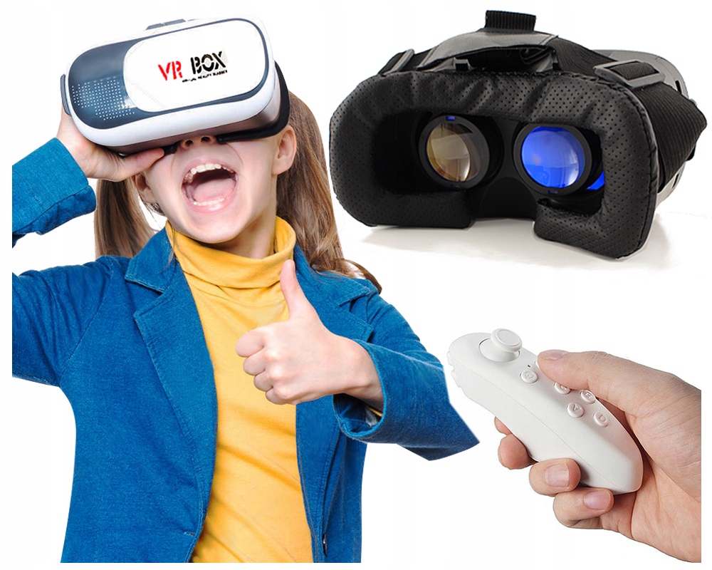 NA PREZENT pod choinkę GOGLE VR okulary 3D+PILOT