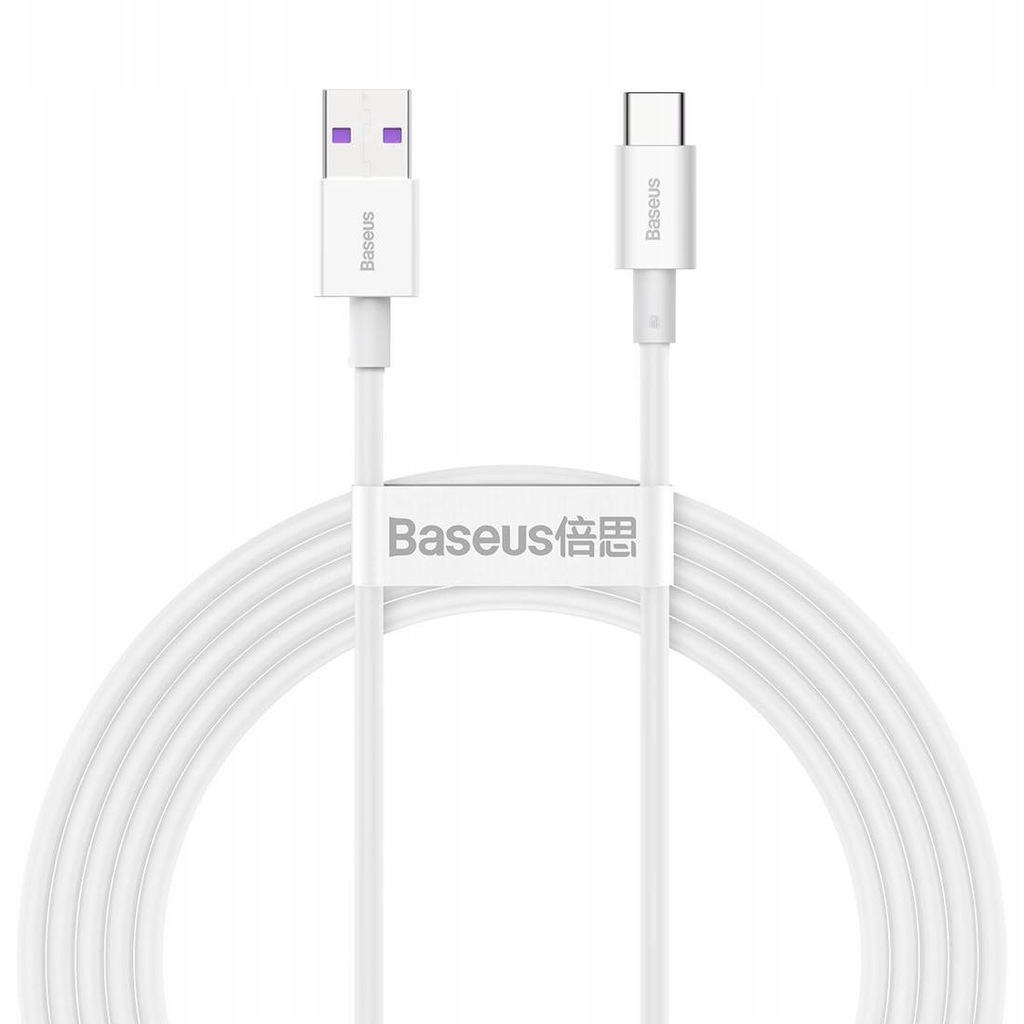 Kabel USB do USB-C Baseus Superior Series, 66W, 2m (biały)