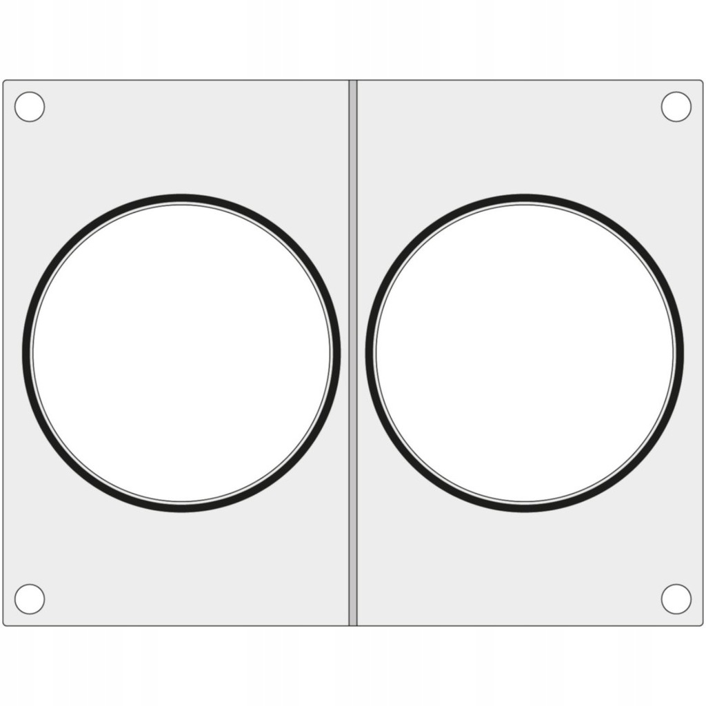 Matryca forma do zgrzewarki CAS CDS-01 na dwa pojemniki na zupę śr. 115 mm