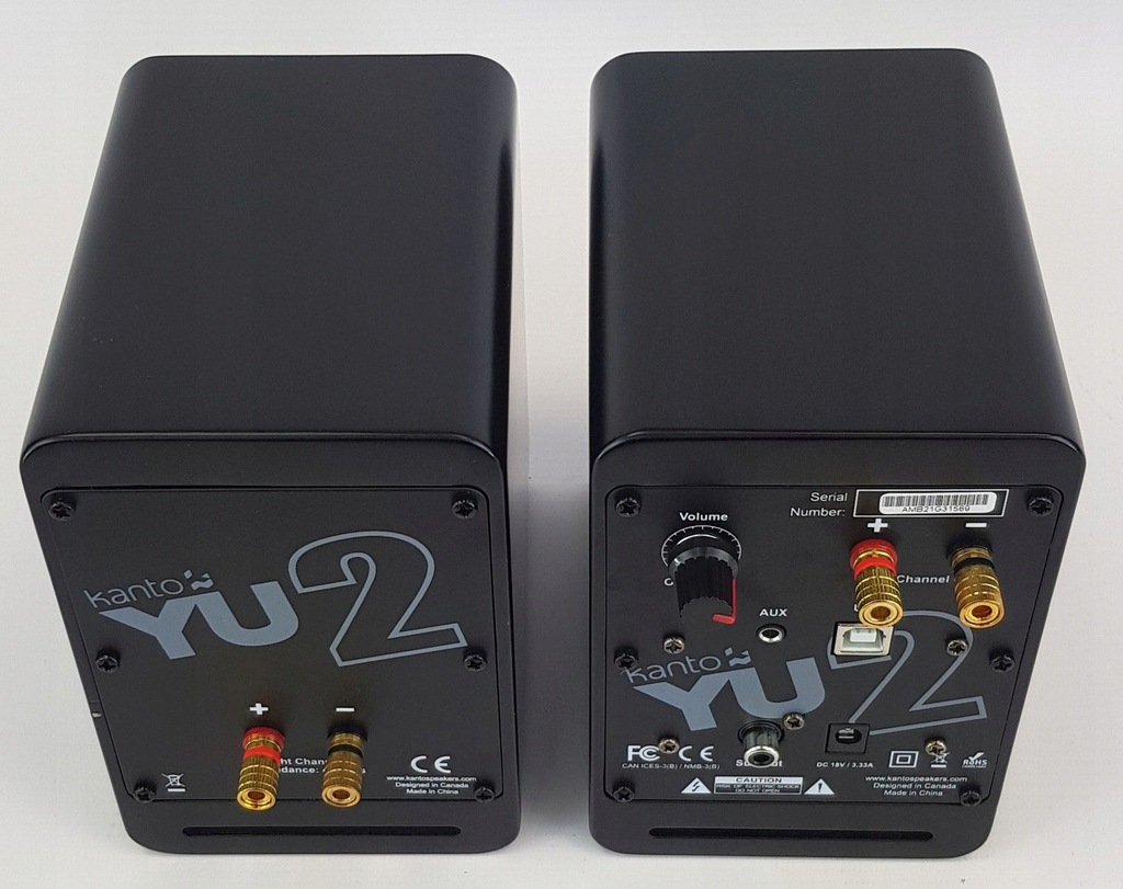Купить Kanto YU2 Черные акустические колонки USB AUX 50 Вт RMS отзывы