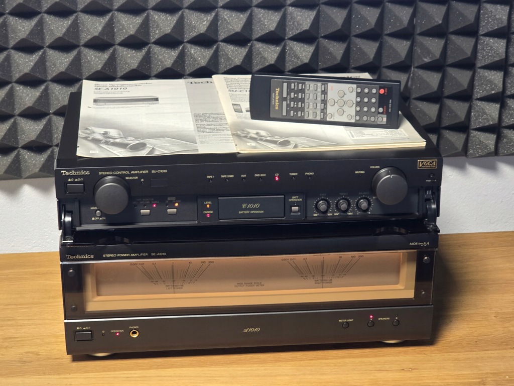 TECHNICS SU-C1010+SE-A1010 WZMACNIACZ STEREO TOPOWY MODEL SUPER STAN ZESTAW