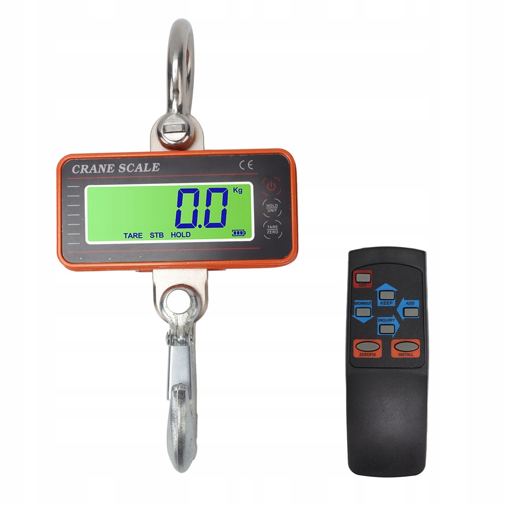 CRANE HOOK SCALE 1500KG/3000lbs ACCURATE