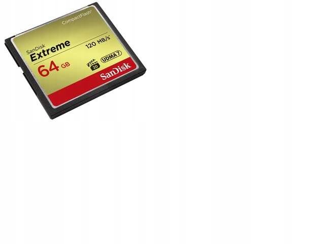 Karta pamięci SANDISK Extreme CompactFlash 64GB