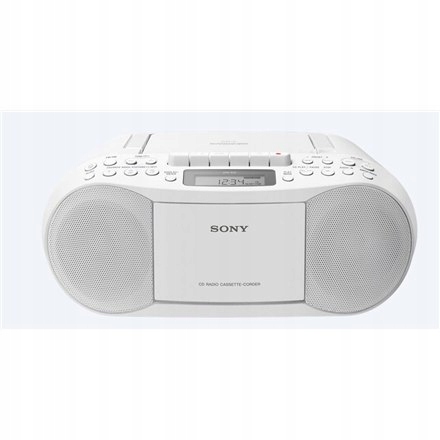 Sony CD/Cassette Boombox with Radio CFDS70W Casset