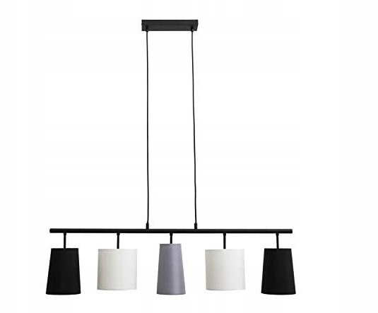 BRILONER KARINA LAMPA WISZĄCA 5xE14 ŻYRANDOL OŚWIETLENIE 5 ABAŻURÓW