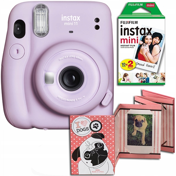 Fujifilm aparat Instax Mini 11 Lilac Purple ZESTAW