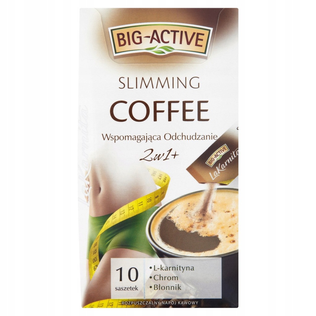 Big-Active La Karnita Slimming Coffee 2w1+ Rozpuszczalny napój kawowy 120 g