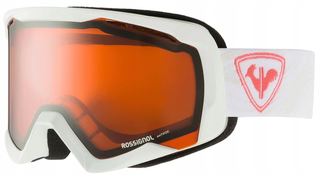 Rossignol gogle damskie Spiral W White Orange